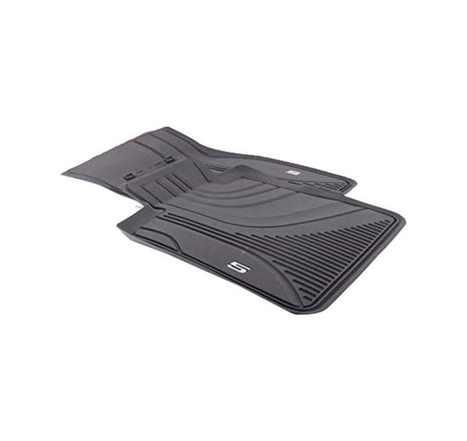 BMW Floor Mat Set - Rear (Black - Rubber) 51472414219